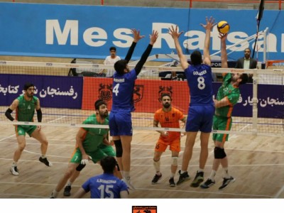 پیروزی بلند قامتان والیبال مس رفسنجان در خانه